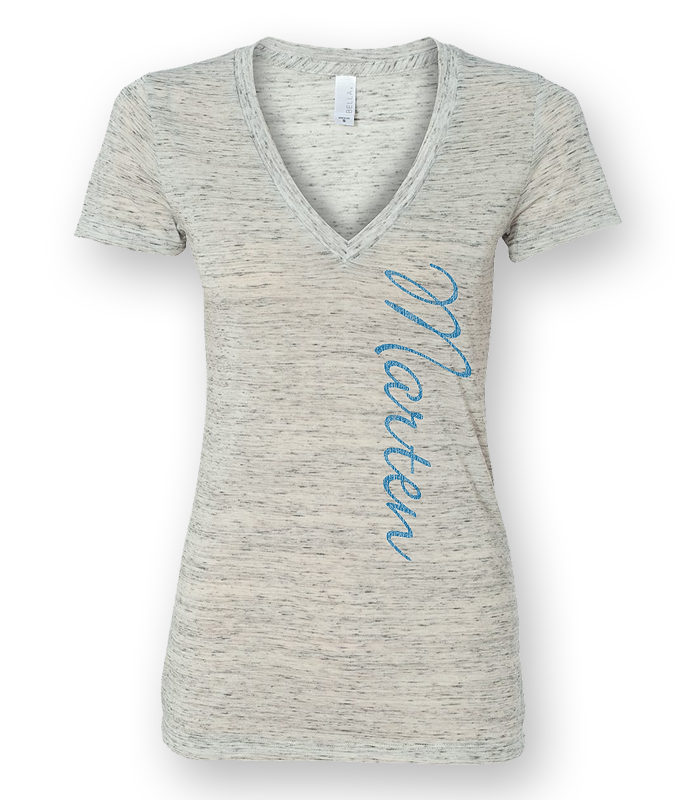 6035 - Ladies Deep V-Neck Jersey T-Shirt - Marten Gear