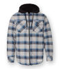 Picture of 8620 - Quilted Flannel Full Zip Hooded Jacket