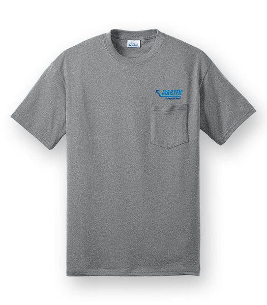Picture of PC55P - Unisex 50/50 Poly/Cotton Pocket T-Shirt
