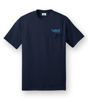 Picture of PC55P - Unisex 50/50 Poly/Cotton Pocket T-Shirt