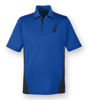 Picture of M386 - Men's Flash Snap Protection Plus Colorblock Polo